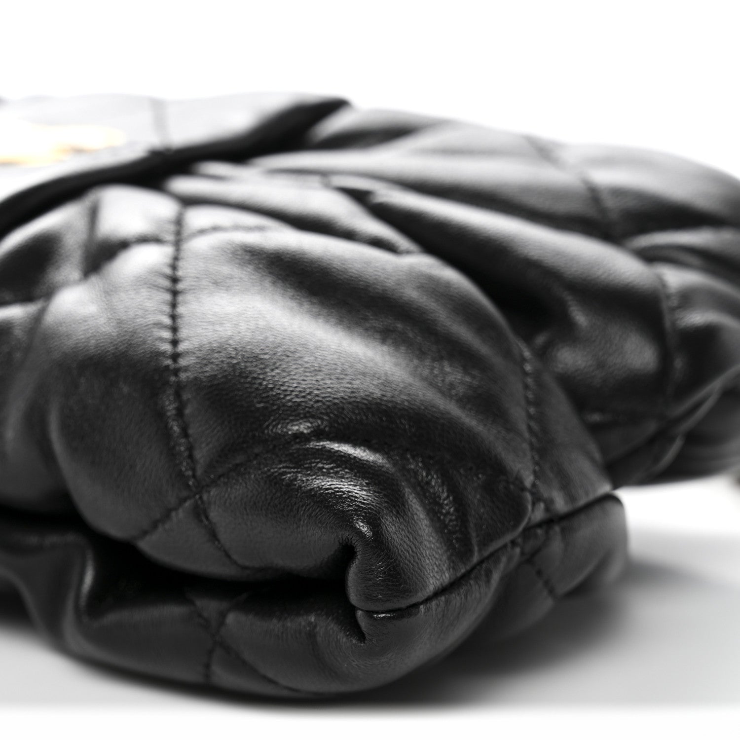 Chanel Lambskin Quilted Mini Bow Bag Black 10 of 11