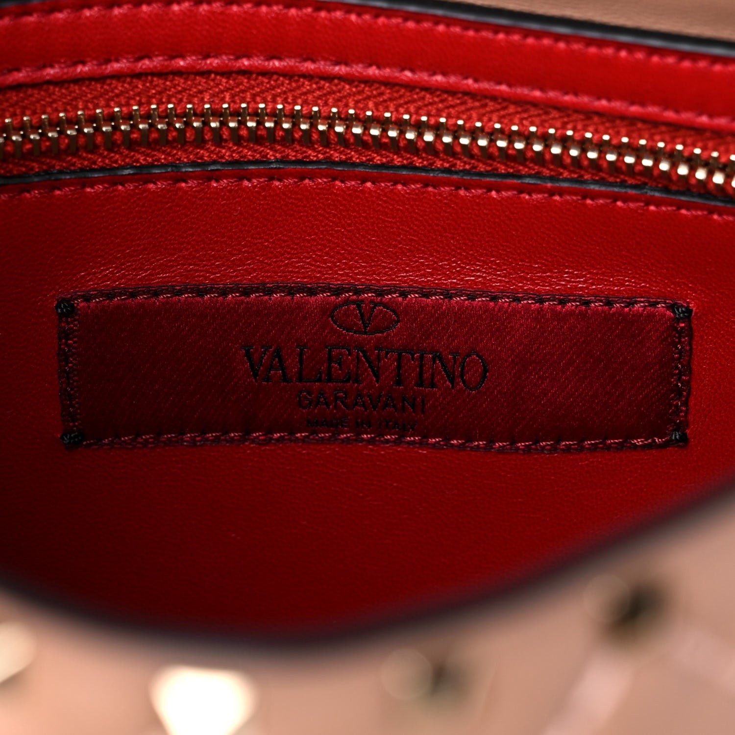 Valentino Garavani Nappa Medium Rockstud Spike Shoulder Bag Soft Noisette 6 of 13