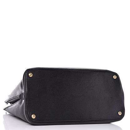 Prada Saffiano Cuir Open Promenade Tote Black 4 of 19