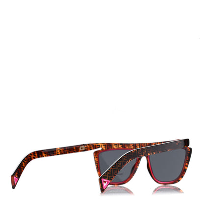Fendi Acetate Sunglasses FF 0384/S Havana Pink 4 of 7