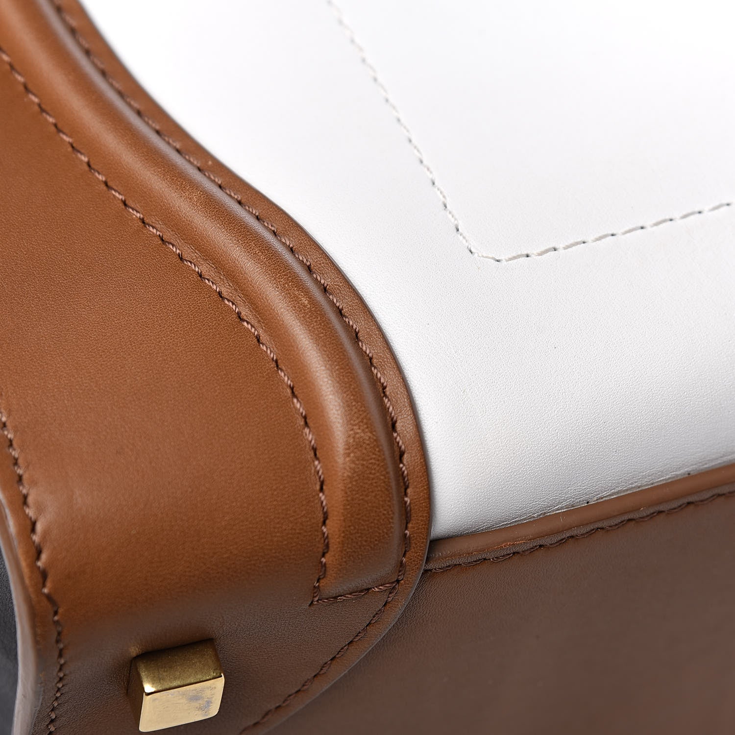 Celine Smooth Calfskin Mini Tri-Color Luggage Brown 14 of 16