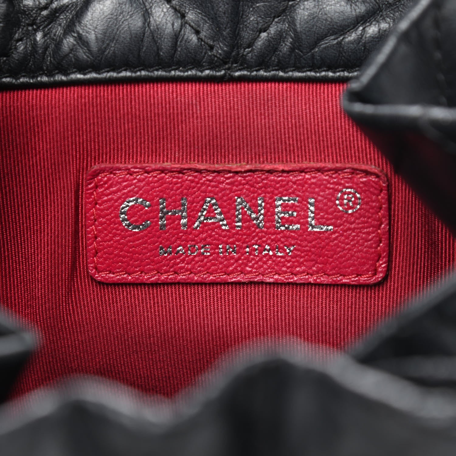 Chanel Aged Calfskin Quilted Gabrielle Backpack Black 5 of 10