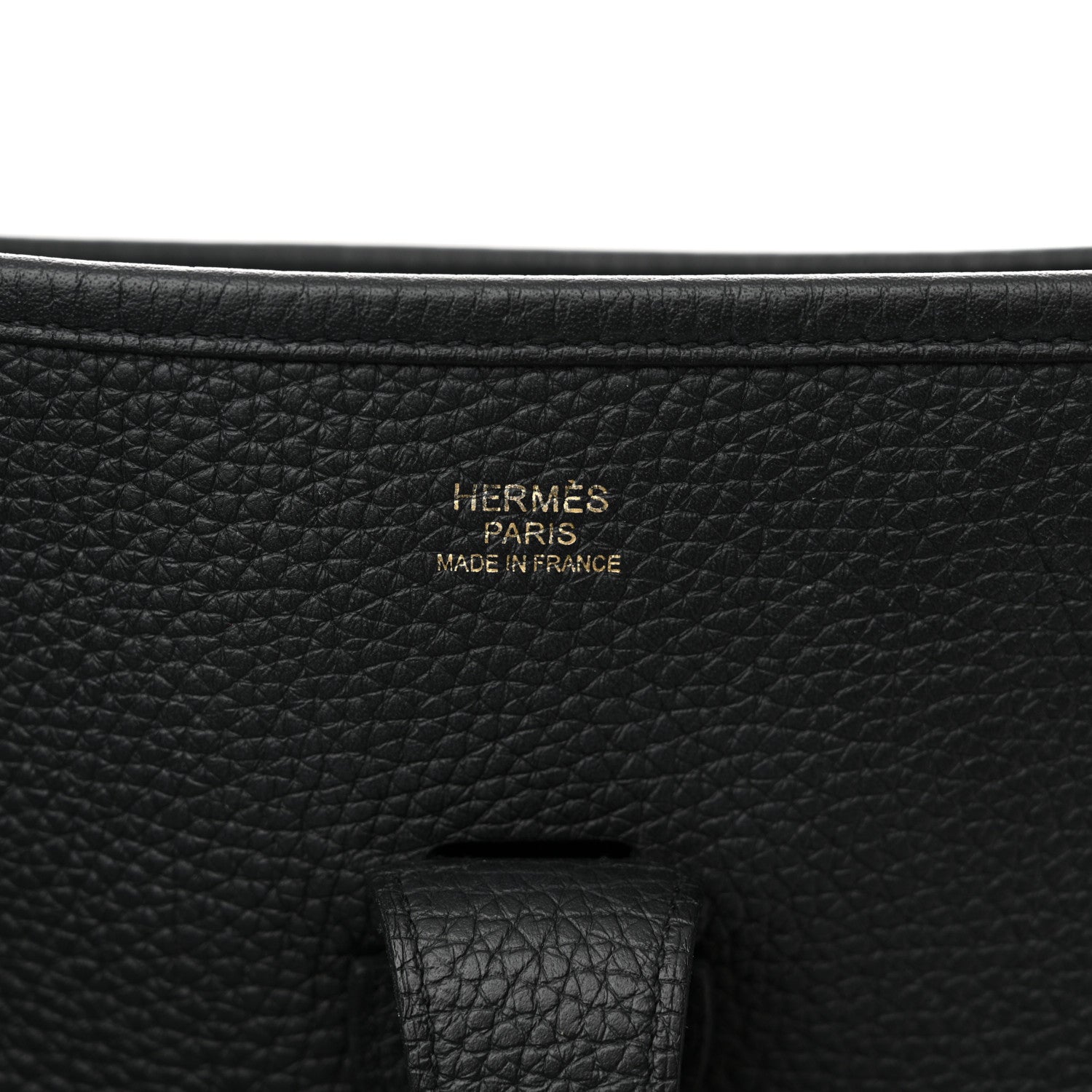 Hermes Taurillon Clemence Evelyne III GM Black 6 of 10