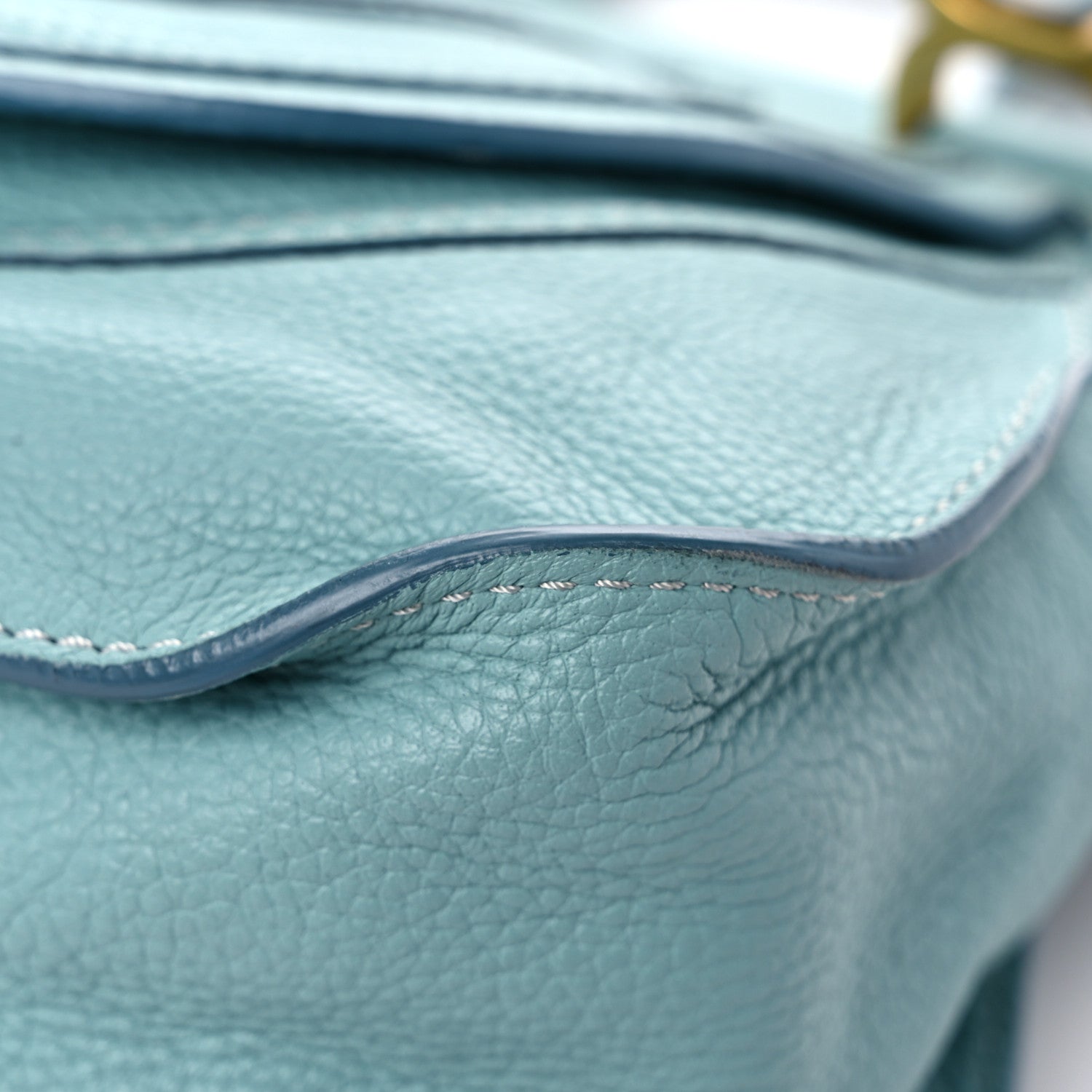 Chloe Calfskin Medium Marcie Satchel Fresh Mint 9 of 17