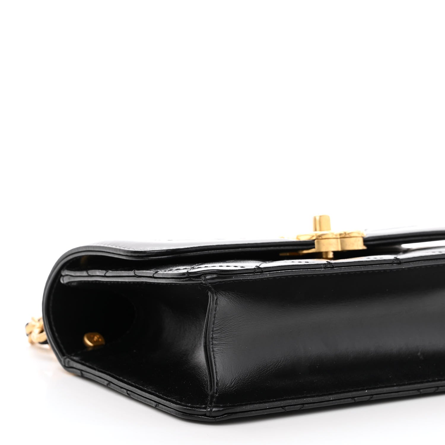 Chanel Calfskin Quilted Mini Coco Ring Flap Black 9 of 11
