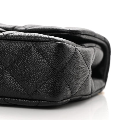 Chanel Caviar Quilted Mini Sweetheart Rectangular Flap Black 10 of 11