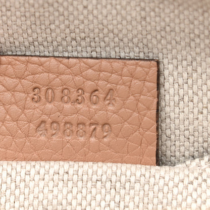 Gucci Pebbled Calfskin Small Soho Disco Bag Camelia 7 of 11