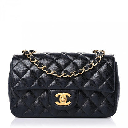 Chanel Caviar Quilted Mini Rectangular Flap Black 1 of 11