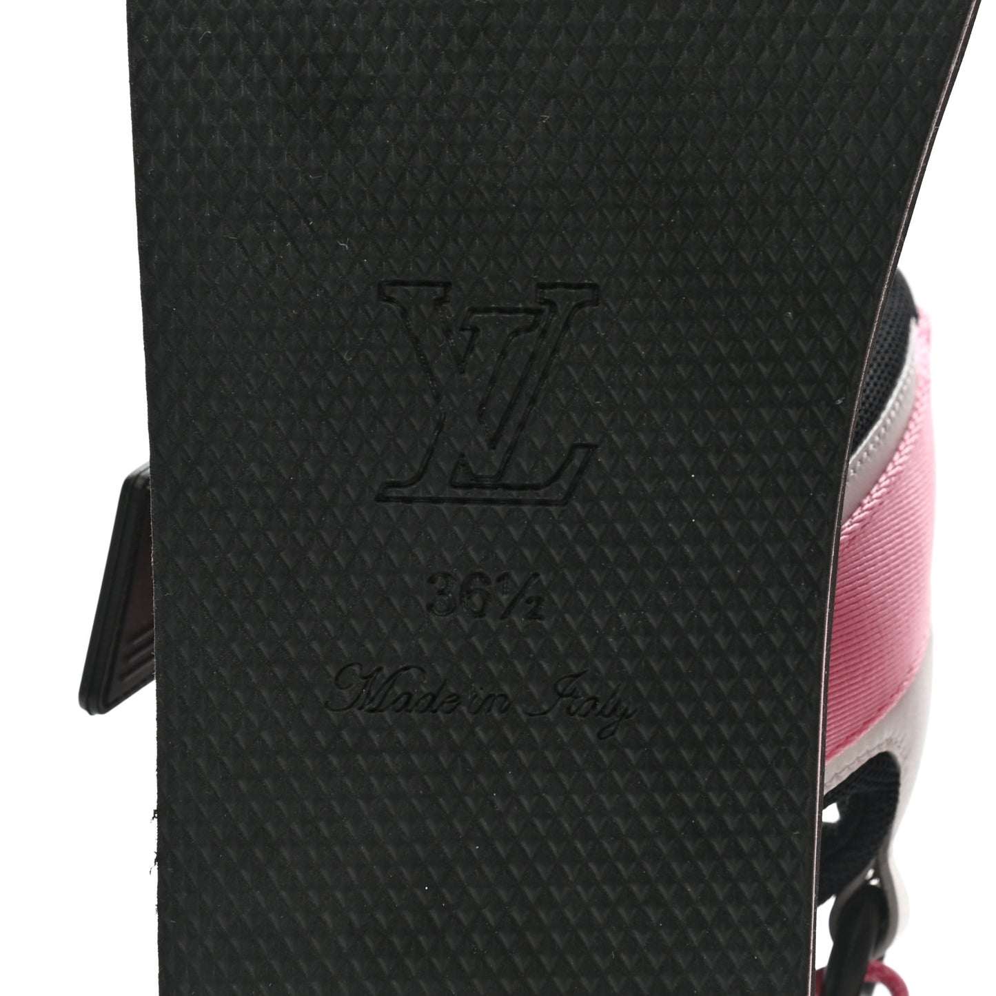 Monogram Flat Arcade Sandals 36.5 Pink