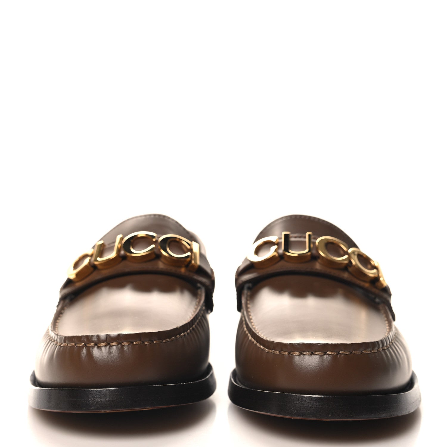 Gucci Millennial Ribot Mens Cara Loafers 8 Brown Sugar 2 of 9