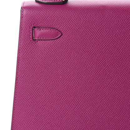 Hermes Epsom Kelly Sellier 25 Rose Pourpre 10 of 12