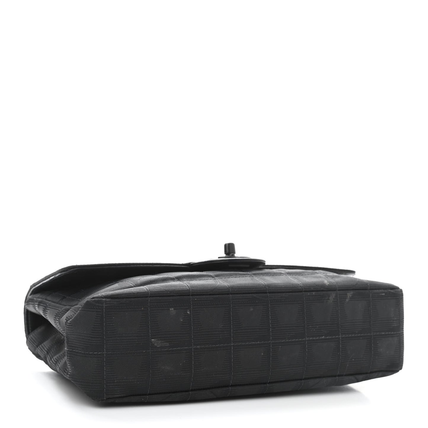 Nylon Medium Travel Flap Black