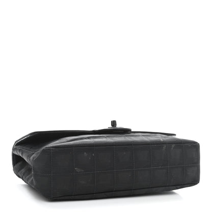 Chanel Nylon Medium Travel Flap Black 4 of 15