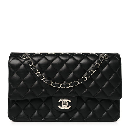 Chanel Lambskin Quilted Medium Double Flap Black 1 of 10