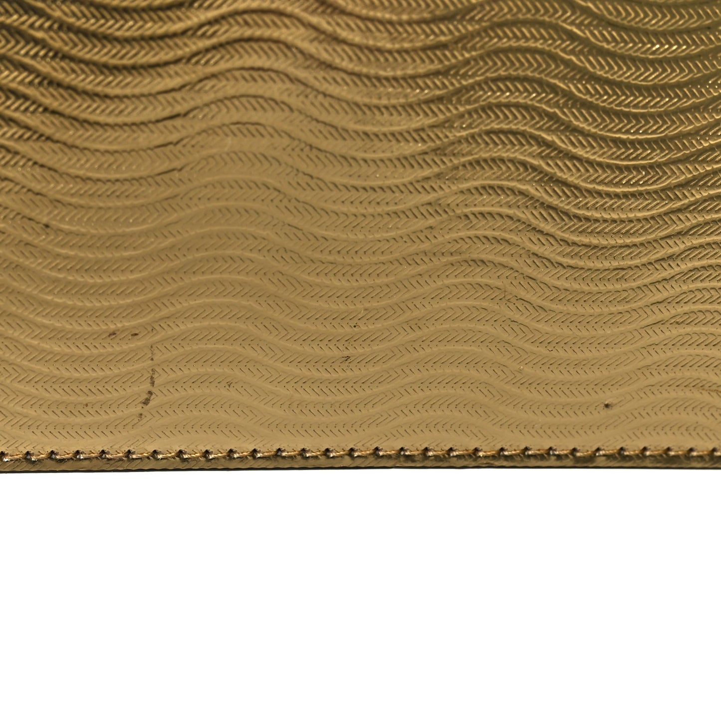 Metallic Calfskin Mini Elisa Shoulder Bag Gold