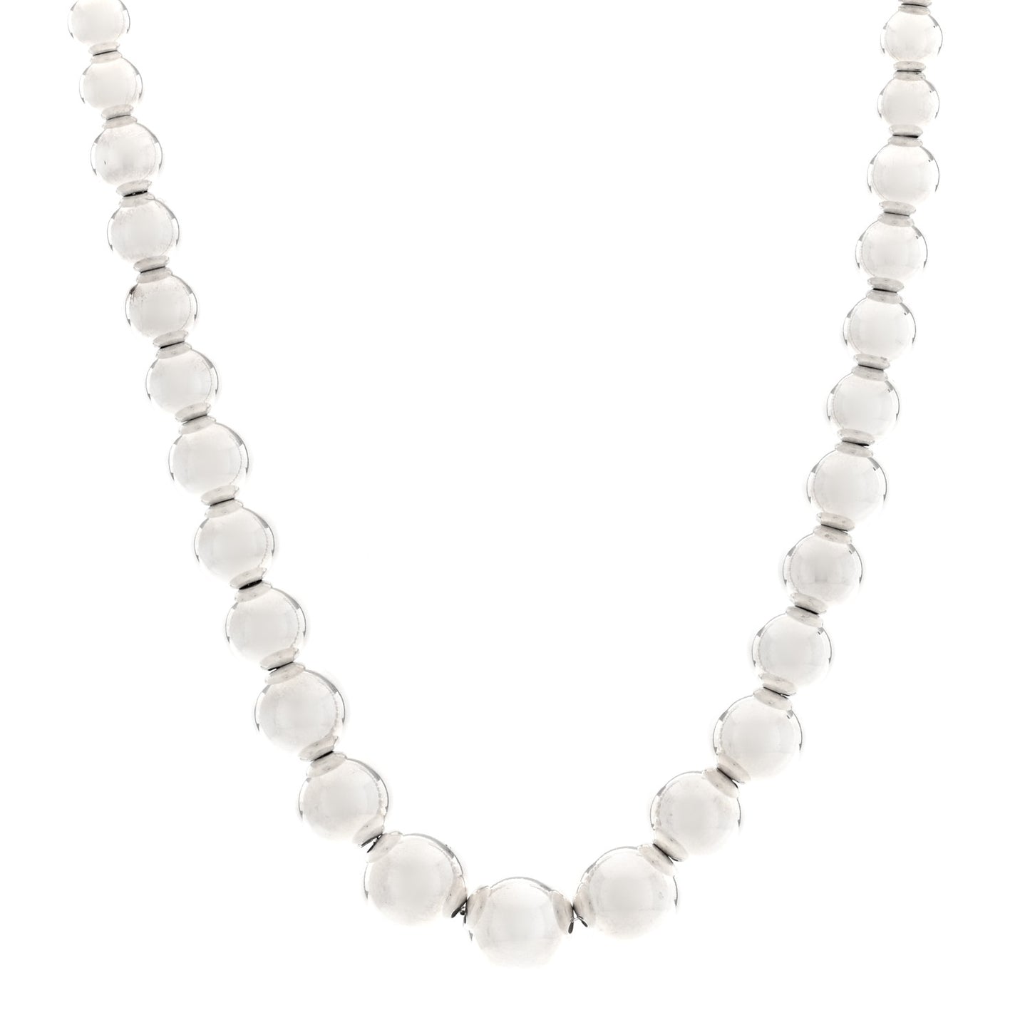 Sterling Silver 10mm Hardwear Ball Necklace