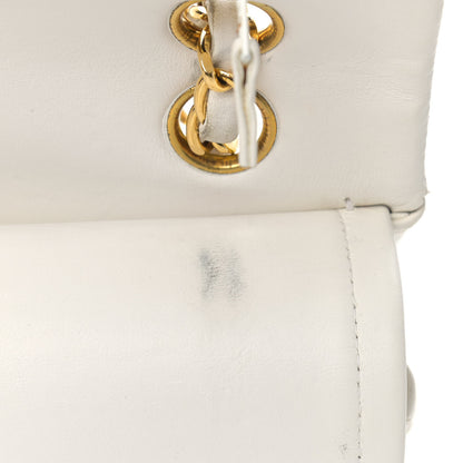 Chanel Lambskin Quilted Small Double Flap White 18 of 23