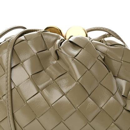 Bottega Veneta Patent Intrecciato The Mini Pouch Travertine 8 of 10