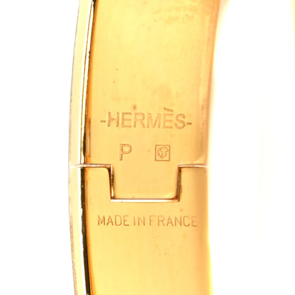 Hermes Enamel Narrow Clic Clac H Bracelet PM White 5 of 6
