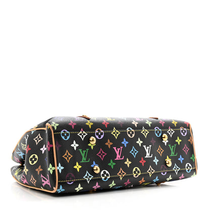 Louis Vuitton Monogram Multicolor Aurelia MM Black 4 of 9