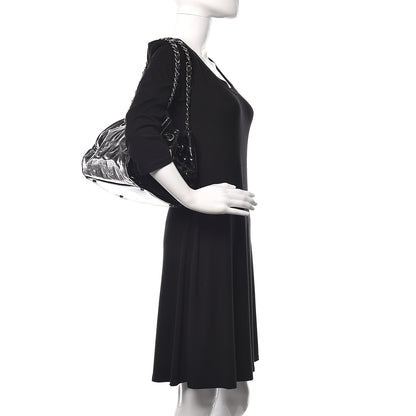 Chanel Patent Quilted CC Shoulder Bag Black 2 of 21