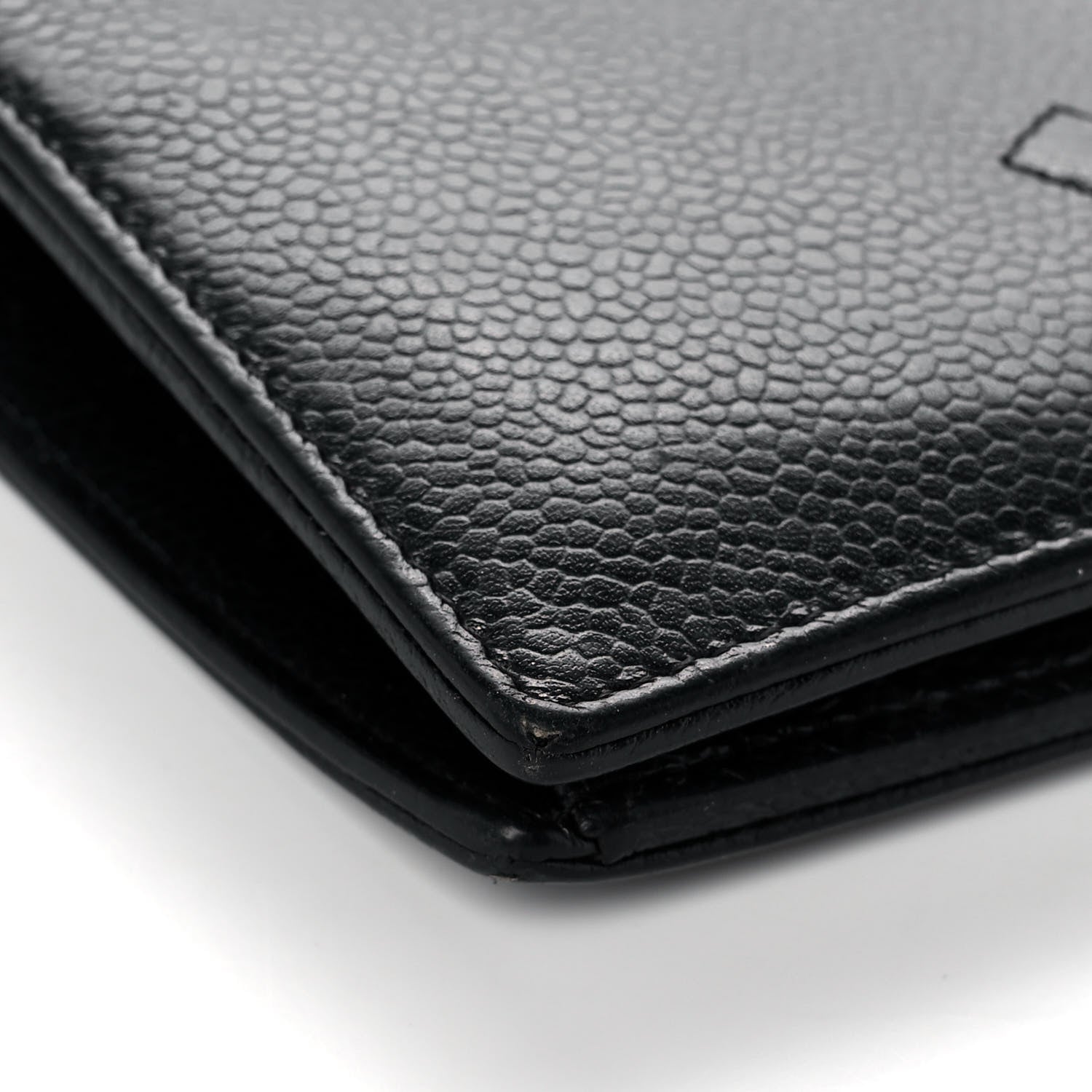 Chanel Caviar Timeless CC Yen Wallet Black 8 of 10