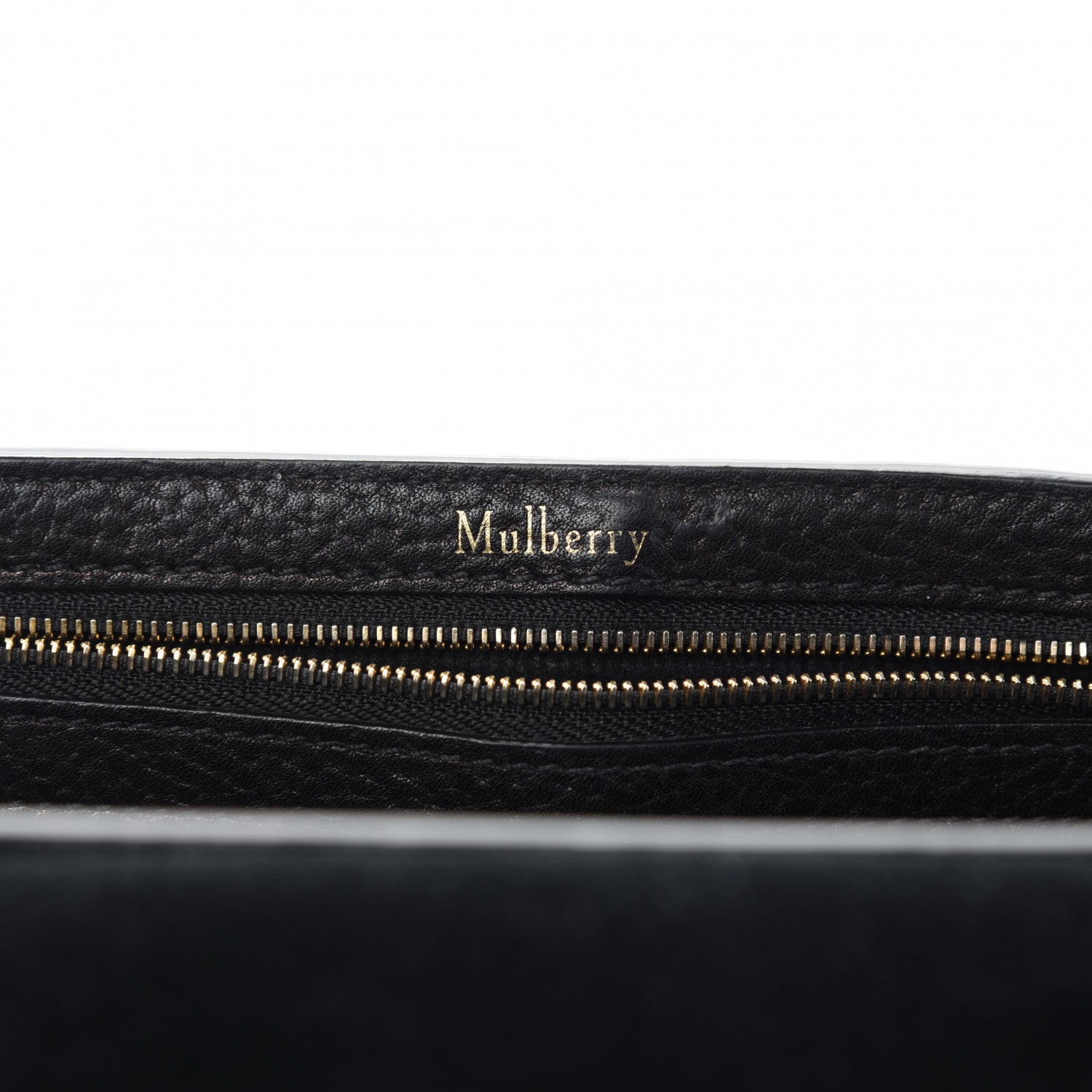 Mulberry Classic Grain Small New Bayswater Black 7 of 12