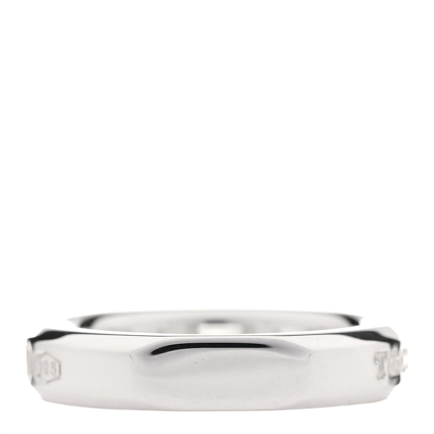 Sterling Silver Makers Narrow Slice Ring 52 6