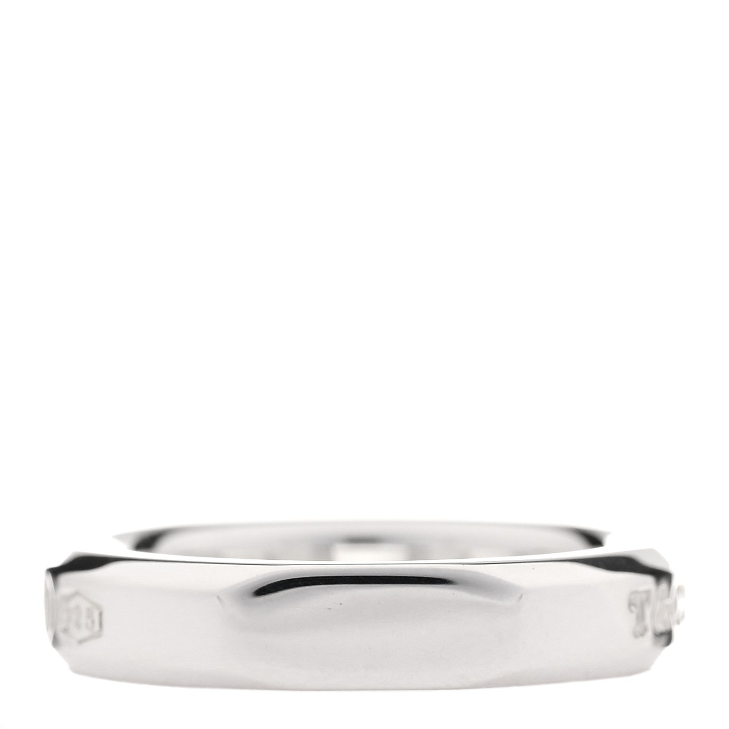 Tiffany Sterling Silver Makers Narrow Slice Ring 52 6 1 of 5