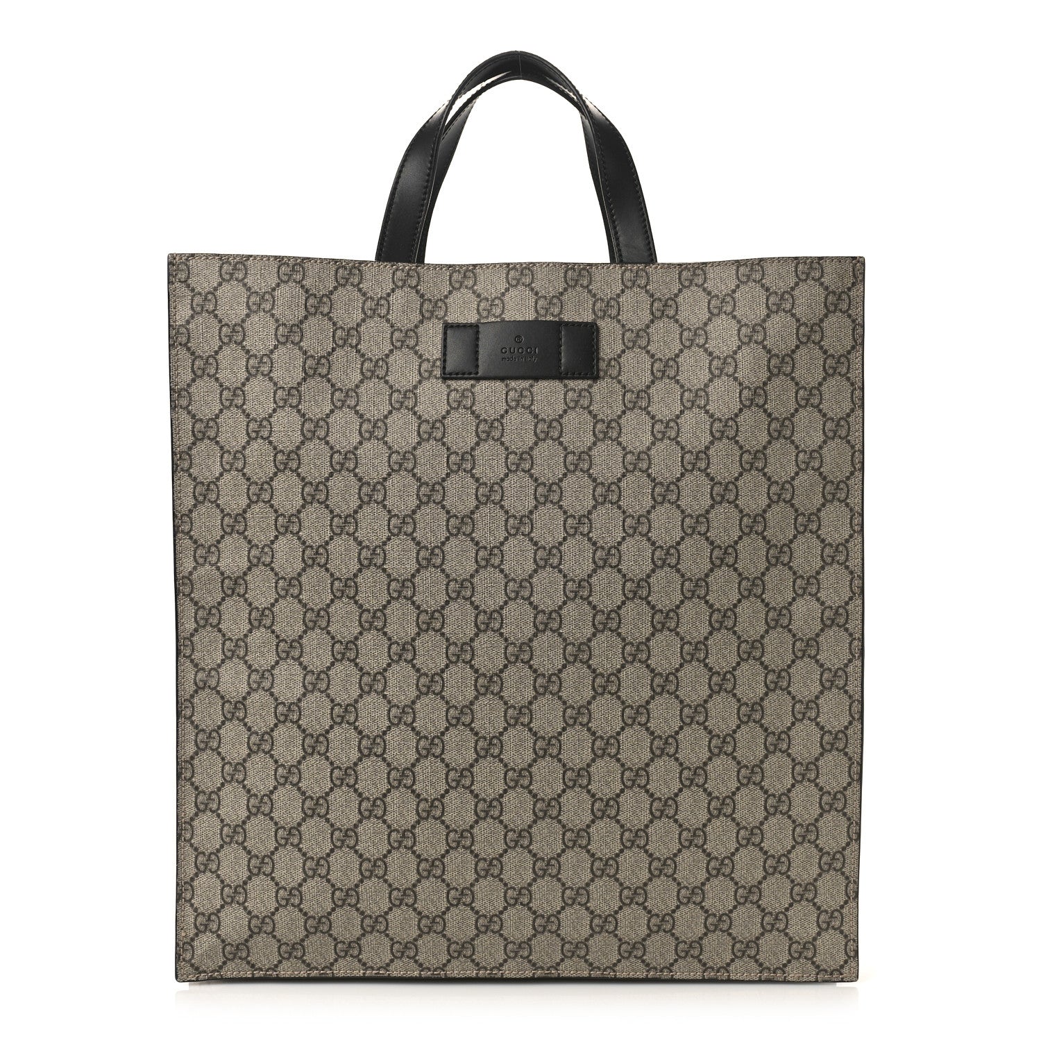 Gucci Soft GG Supreme Monogram Web Vertical Tote Black 1 of 10