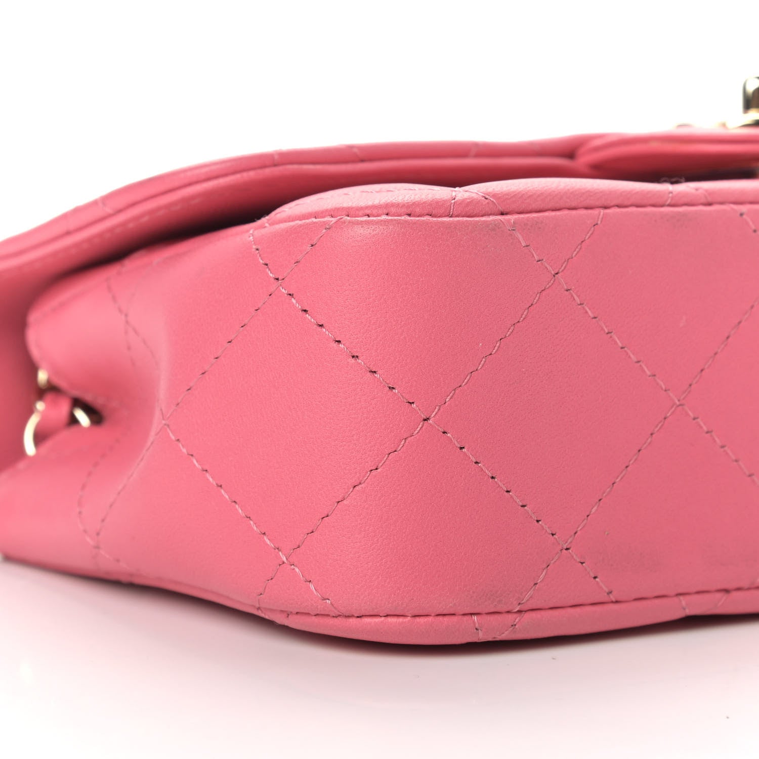 Chanel Lambskin Quilted Extra Mini V For Victory Flap Pink 7 of 12