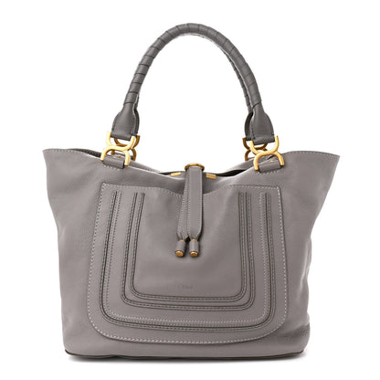 Chloe Calfskin Large New Marcie Tote Cashmere Grey 1 of 18