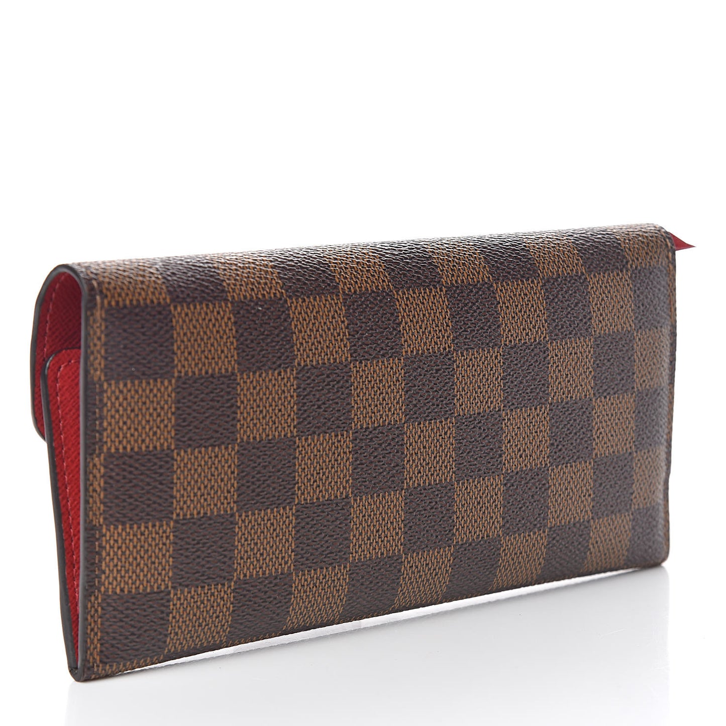 Damier Ebene Josephine Wallet Red