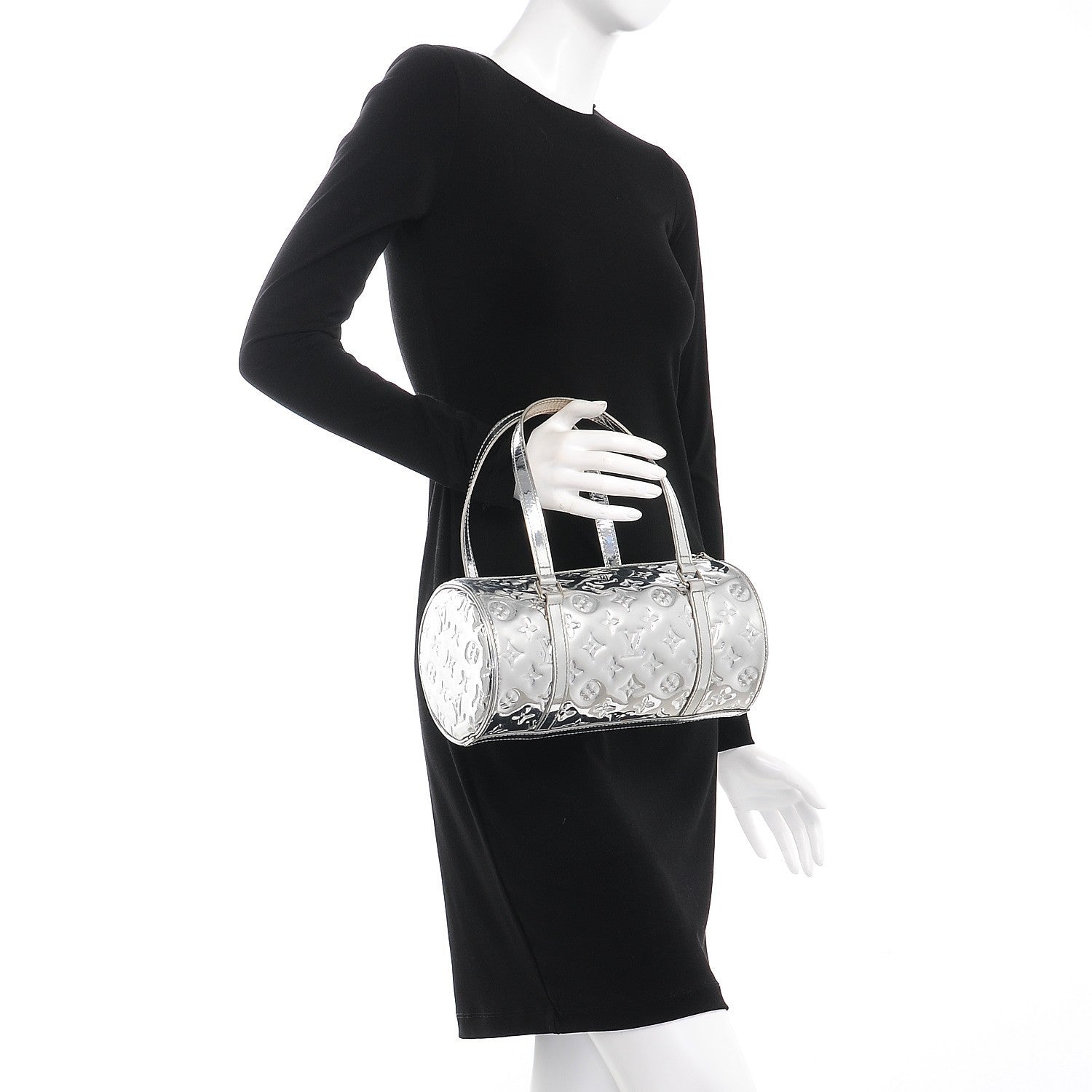 Louis Vuitton Monogram Miroir Papillon Silver 2 of 9