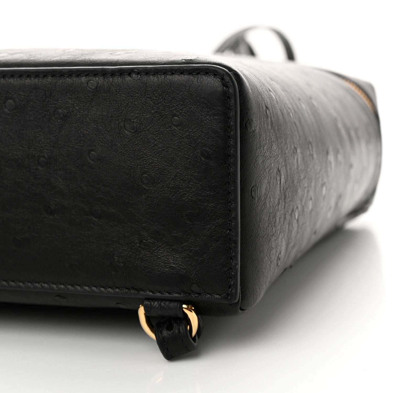Loro Piana Ostrich L23.5 Extra Pocket Backpack Black 9 of 10