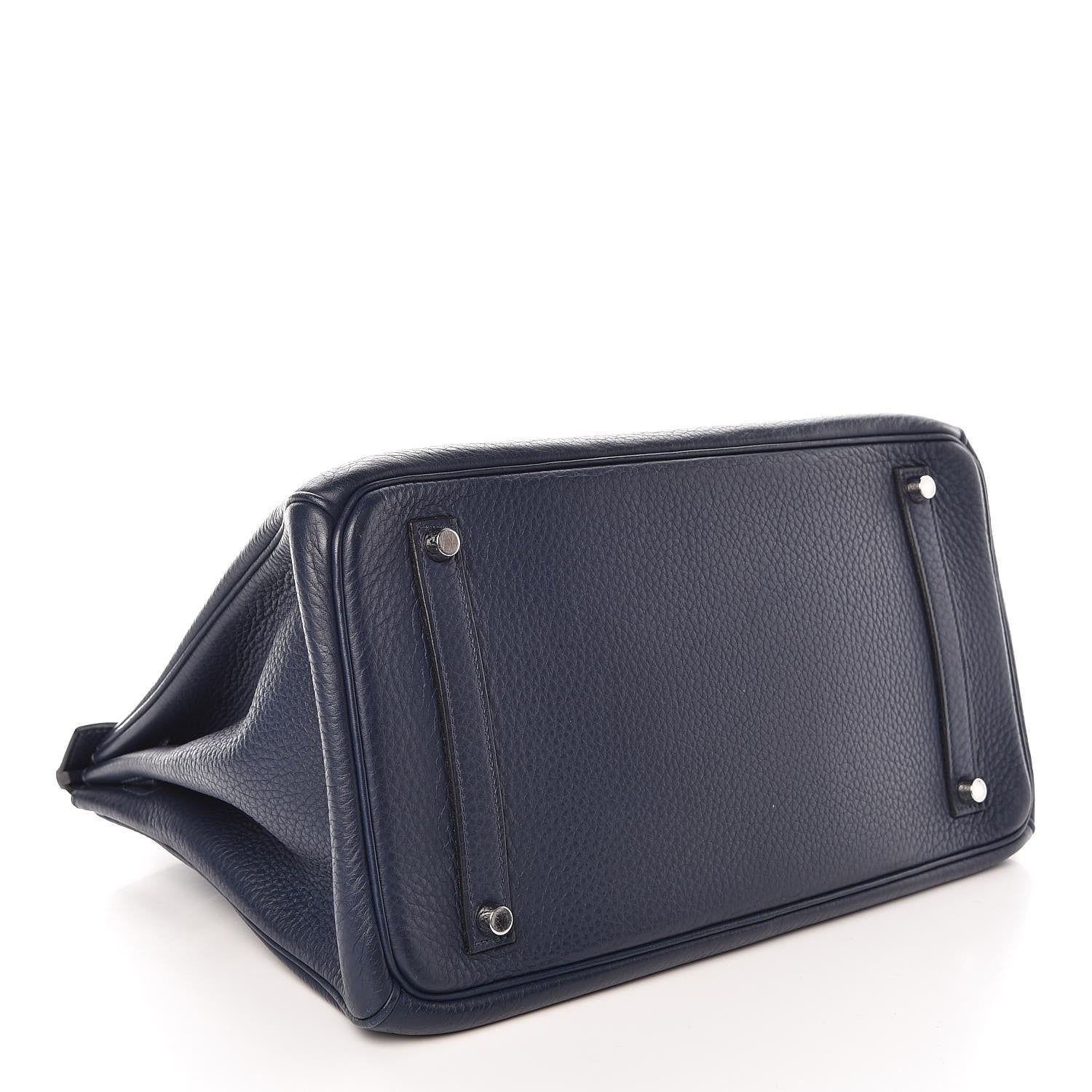 Hermes Taurillon Clemence Birkin 35 Bleu Abysse 4 of 14