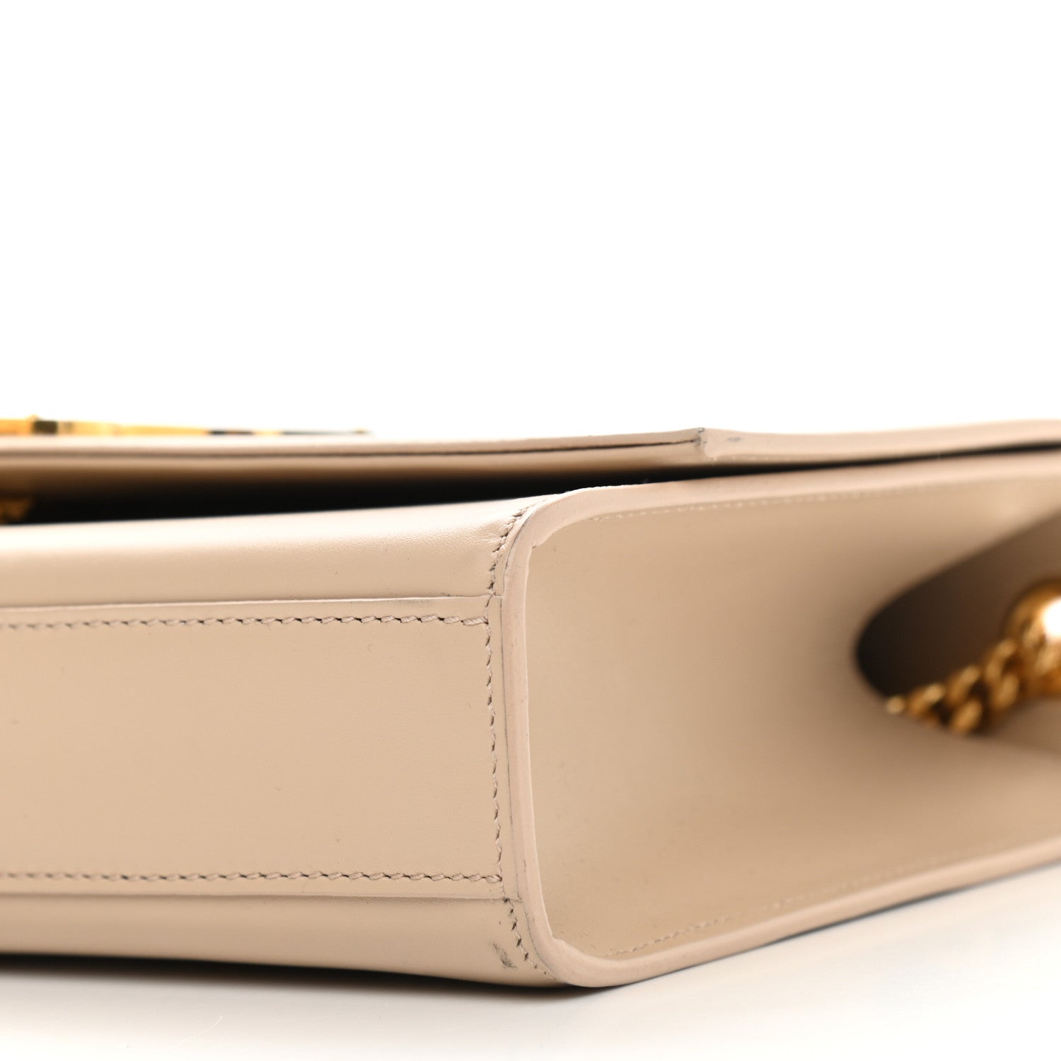 Saint Laurent Smooth Calfskin Medium Classic Monogram Kate Tassel Satchel Nude Powder 7 of 9