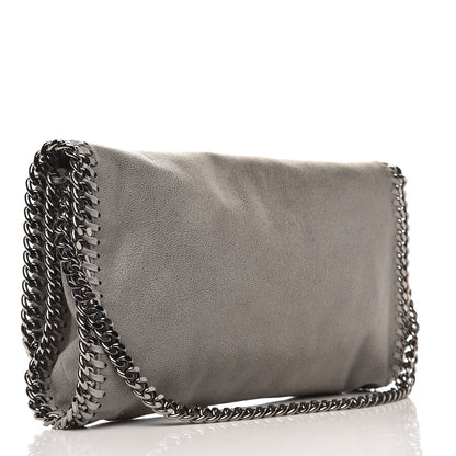 Stella McCartney Shaggy Deer Falabella Clutch Light Grey 3 of 8