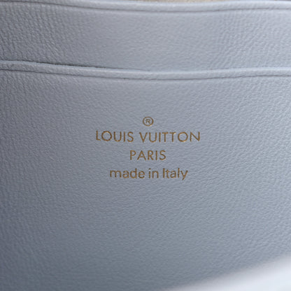 Louis Vuitton Calfskin Bubblegram Wallet On Strap Ice Blue 7 of 11