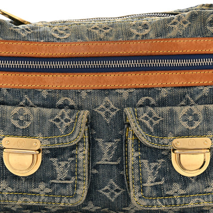 Louis Vuitton Monogram Denim Baggy PM Blue 7 of 10