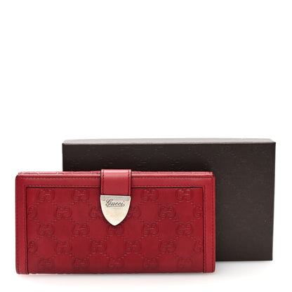 Gucci Guccissima Continental Wallet Red 7 of 7