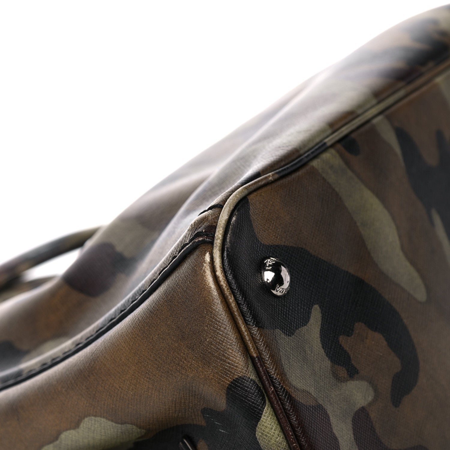 Prada Saffiano Camouflage Military Tote Mimetico 8 of 20