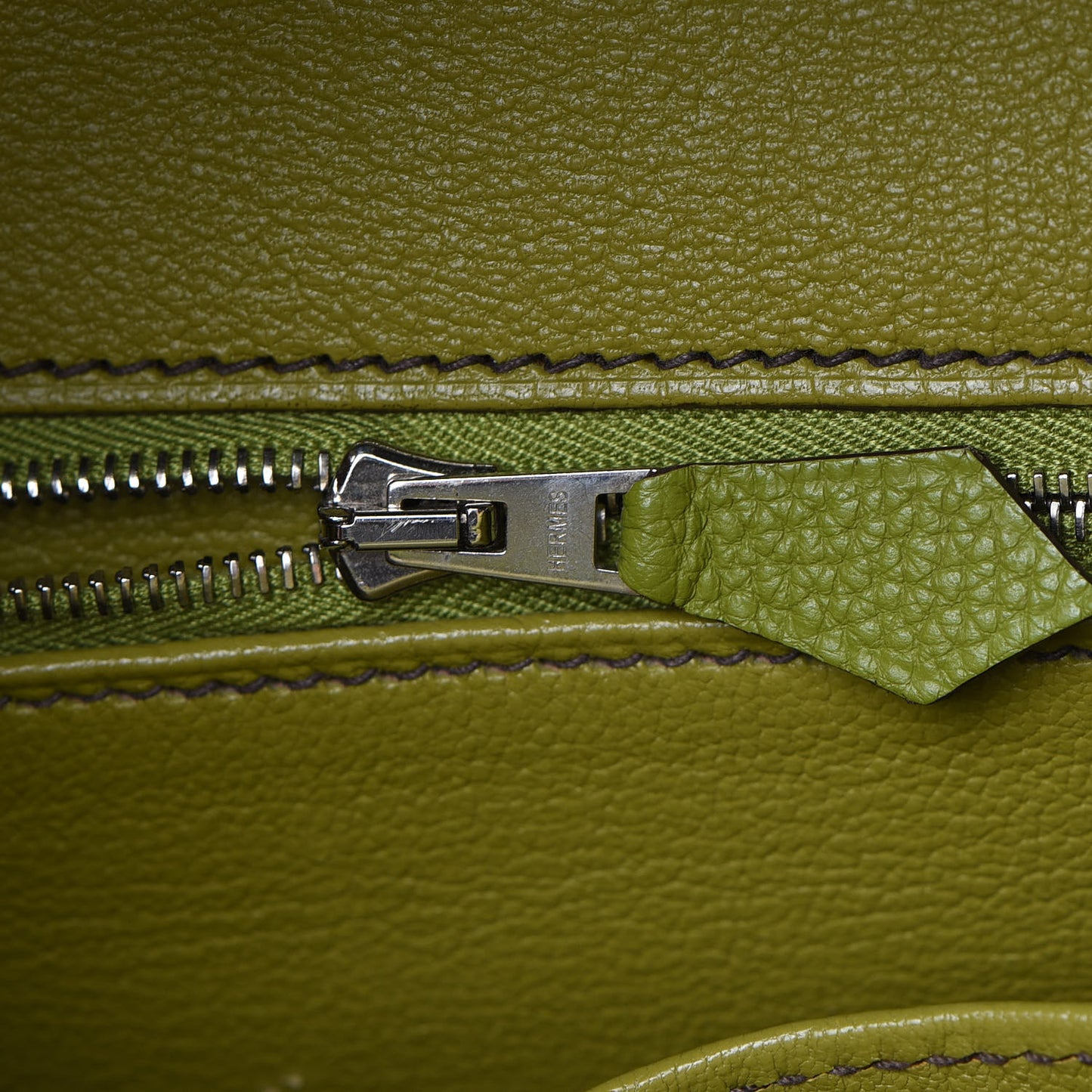 Togo Birkin 35 Vert Anis