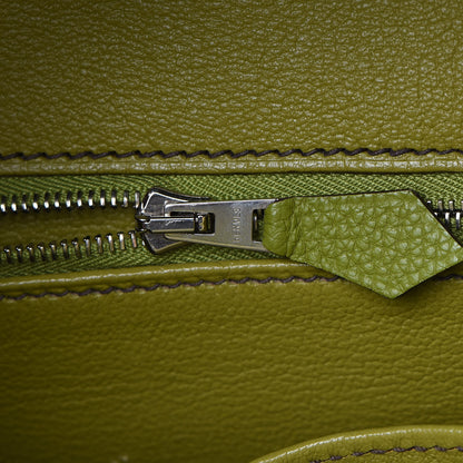 Hermes Togo Birkin 35 Vert Anis 16 of 37