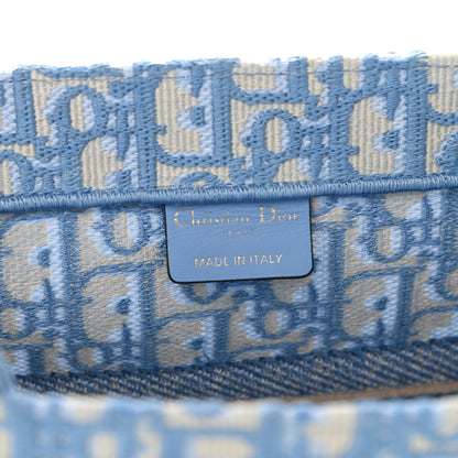 Christian Dior Oblique Medium Book Tote Light Blue 6 of 9