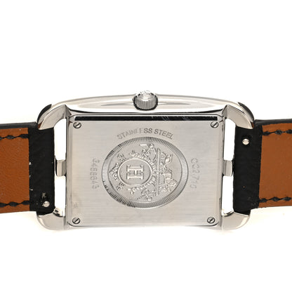 Hermes Stainless Steel Epsom 29mm Cape Cod Quartz Watch Noir 4 of 5