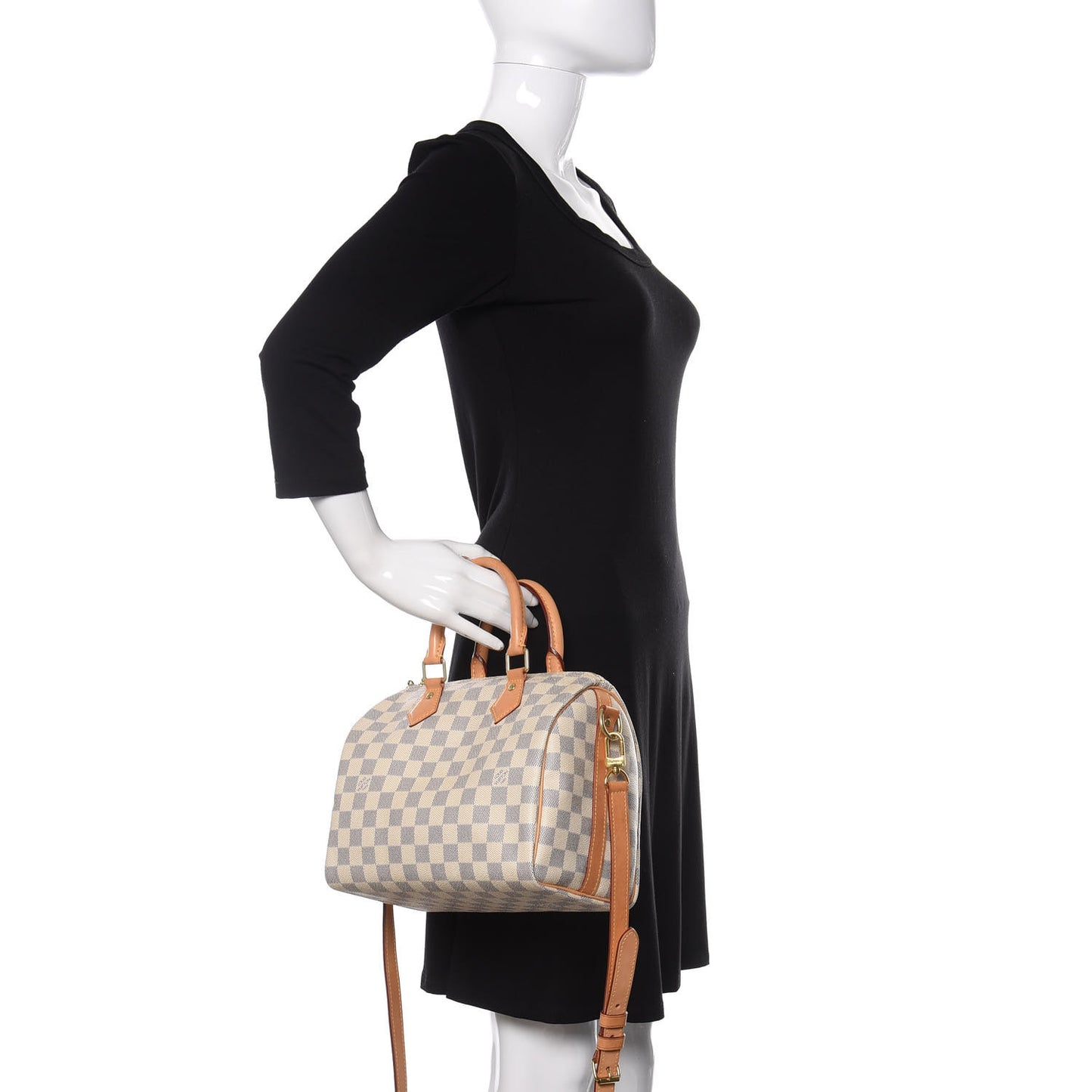 Damier Azur Speedy Bandouliere 25