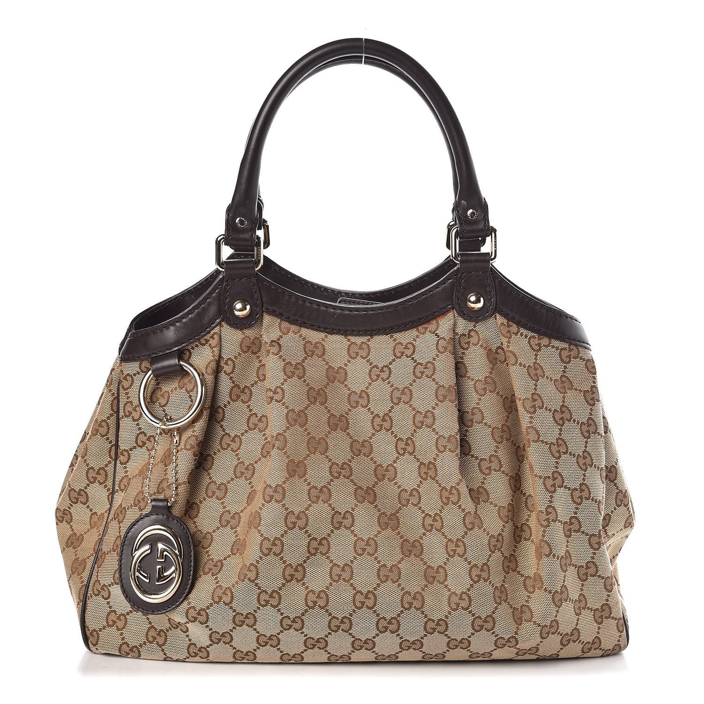 Monogram Medium Sukey Tote Dark Brown