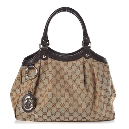 Gucci Monogram Medium Sukey Tote Dark Brown 1 of 8