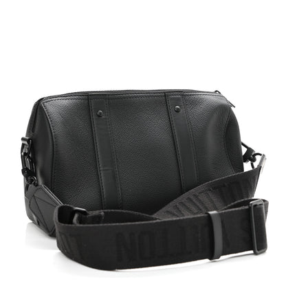 Louis Vuitton Calfskin Damier City Keepall Black 2 of 8